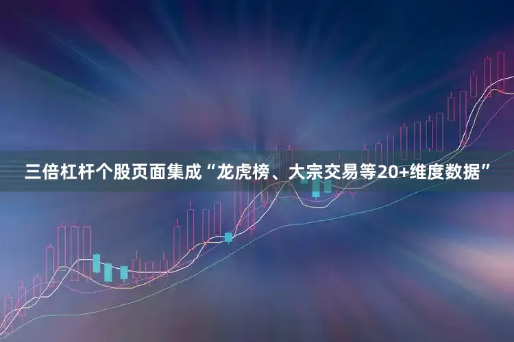 三倍杠杆个股页面集成“龙虎榜、大宗交易等20+维度数据”