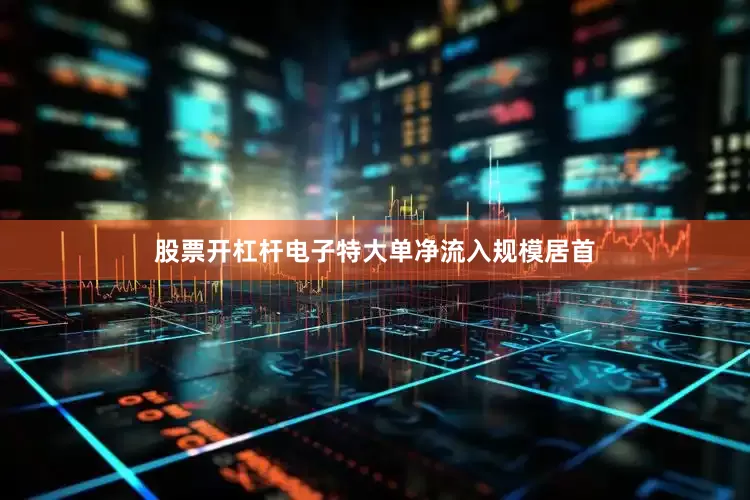 股票开杠杆电子特大单净流入规模居首